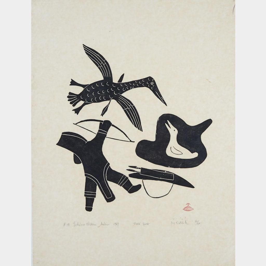 Helen Mabel Nigiyok Kalvak (1901-1984) - Duck Hunt