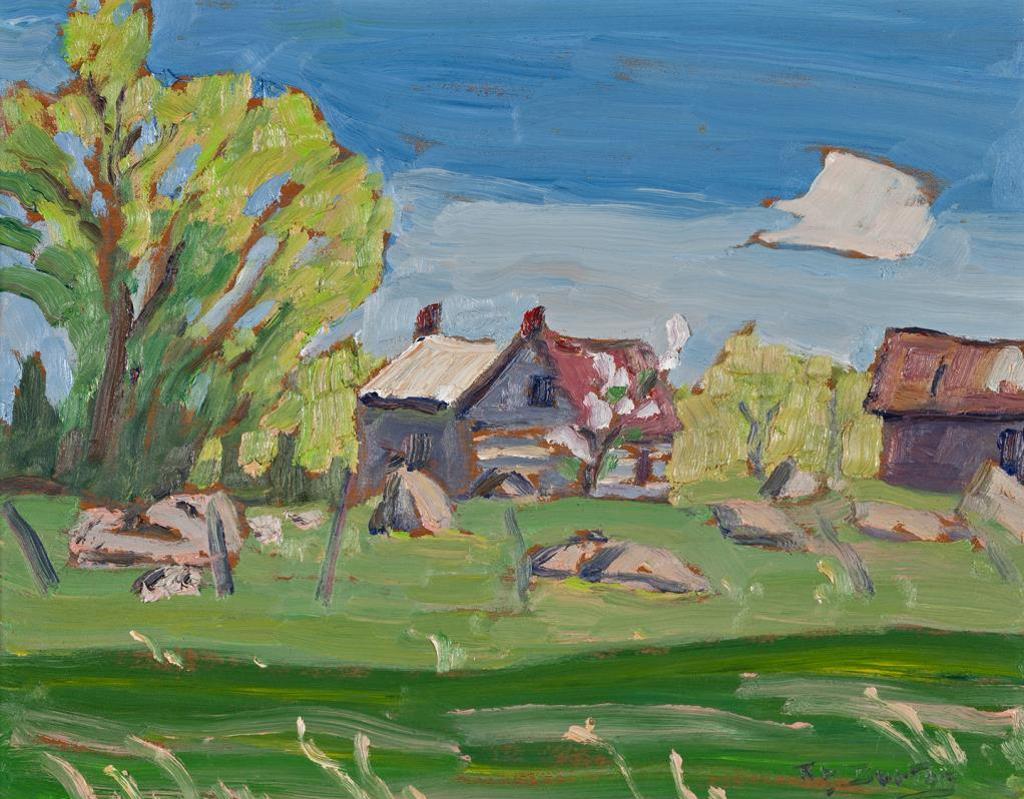 Raplh W. Burton (1905-1983) - Old Log House, Kars