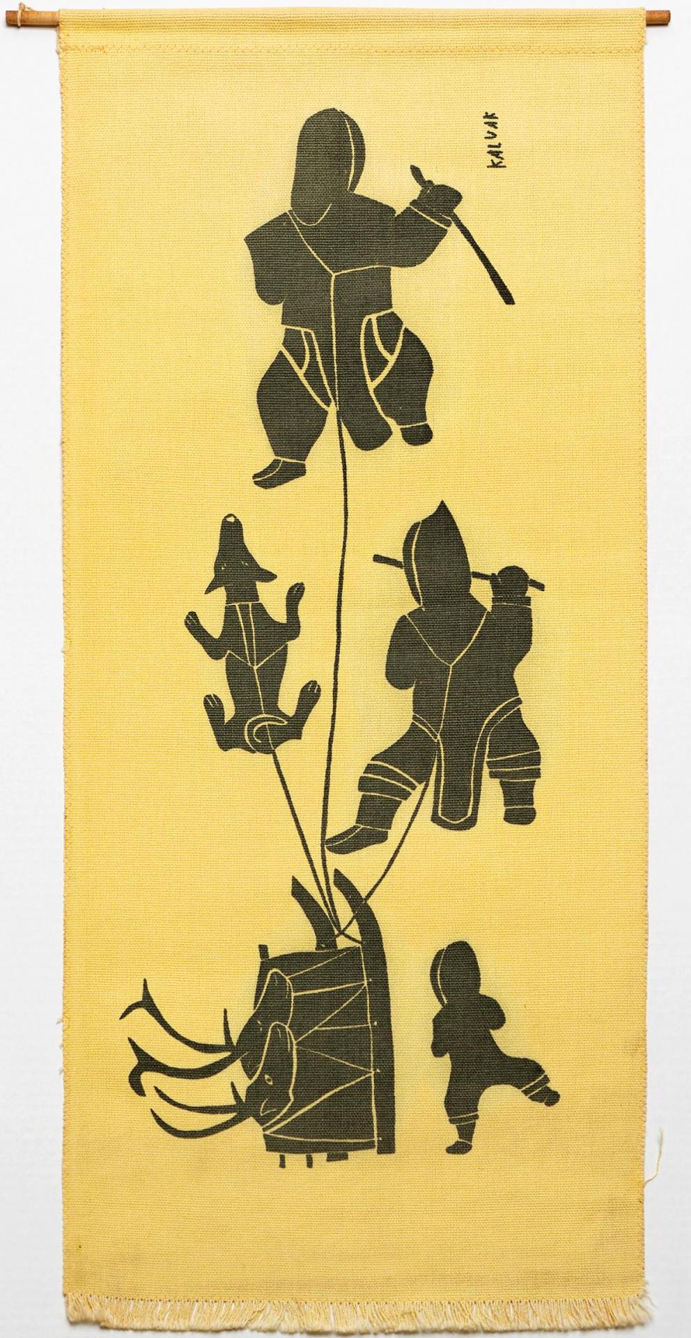 Helen Mabel Nigiyok Kalvak (1901-1984) - Untitled - Sled