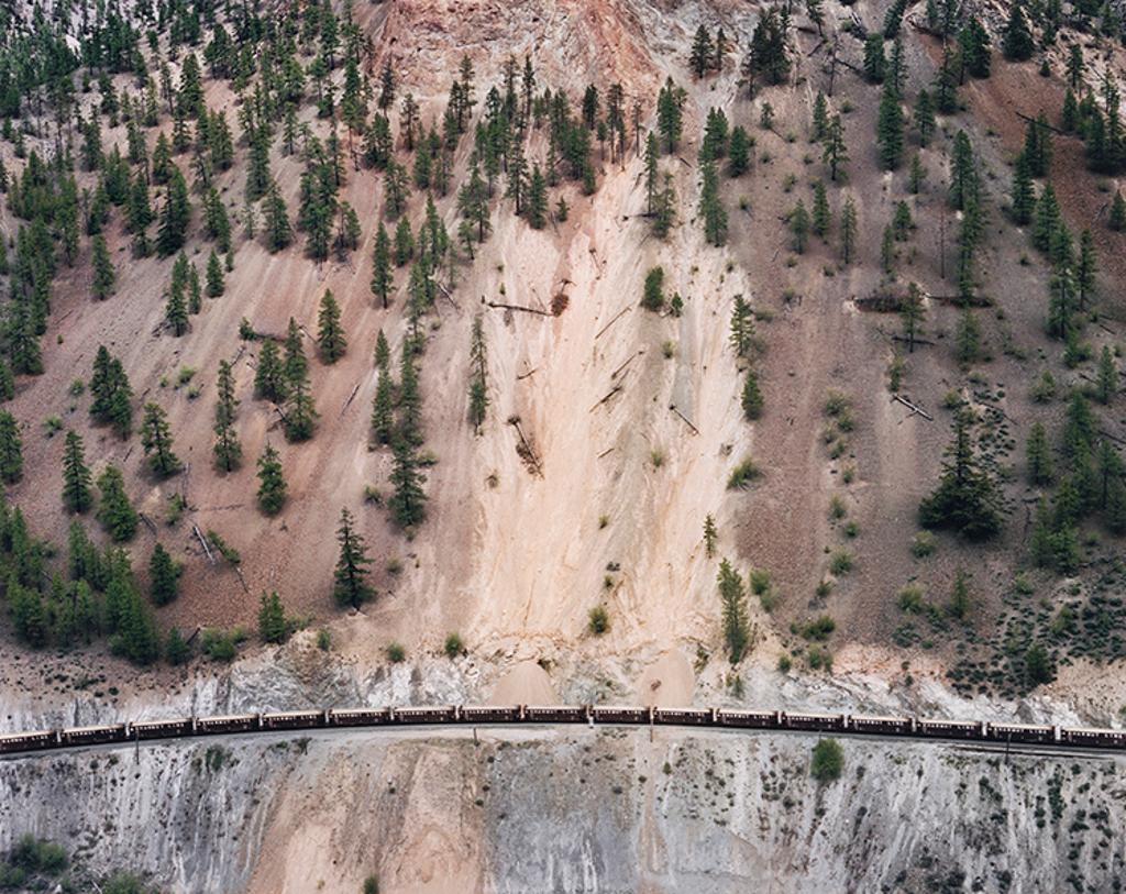 Edward Burtynsky (1955) - Railcuts #1, C.N. Track, Skihist Provincial Park, British Columbia, Canada