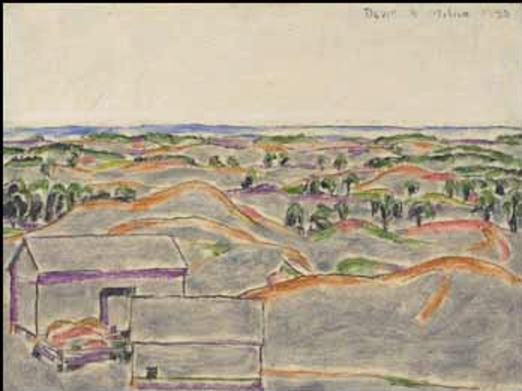 David Browne Milne (1882-1953) - The Old Horan Place, Palgrave, Ontario