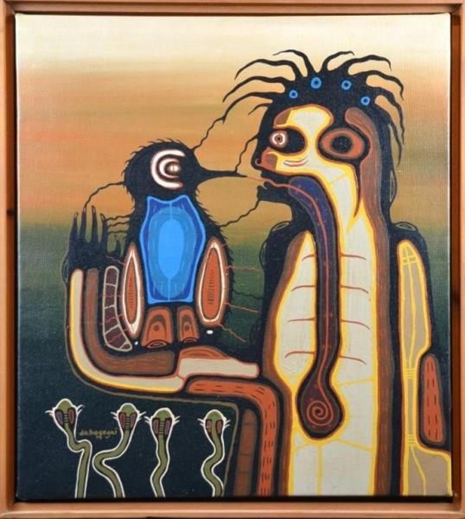Blake Randolph Debassige (1956) - The Hummingbird