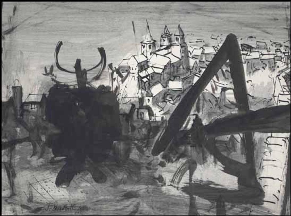 Jack Leaonard Shadbolt (1909-1998) - Italian Town #3