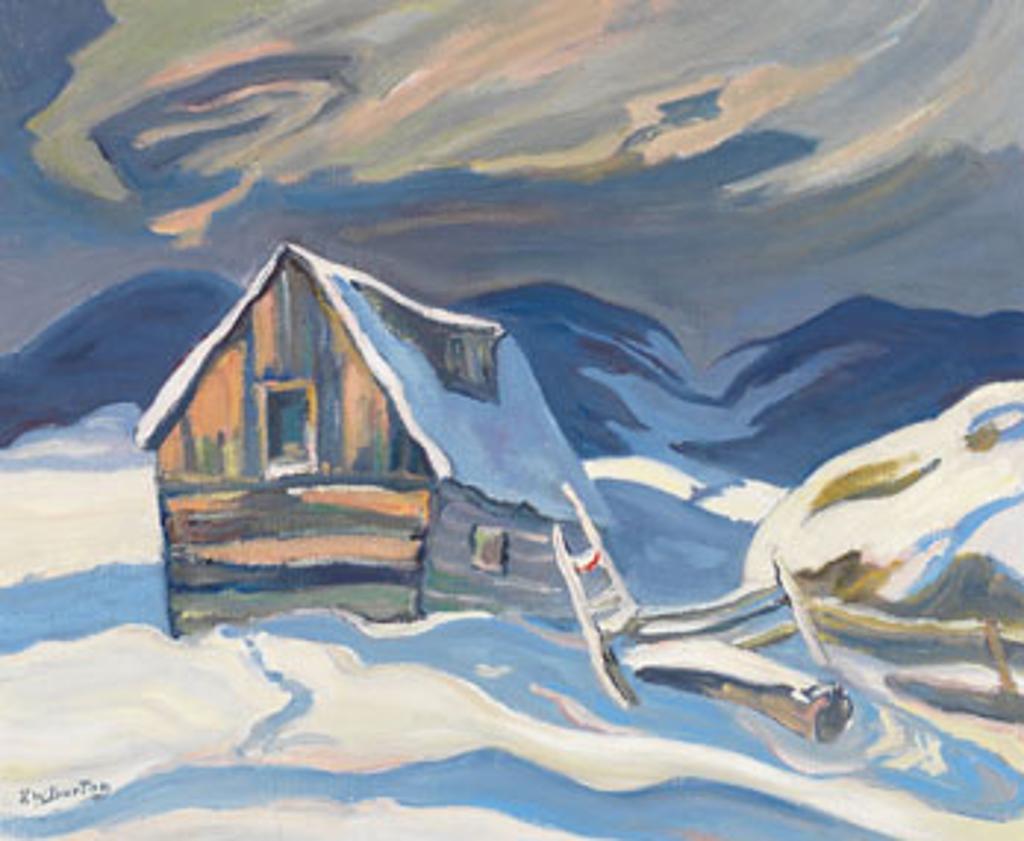 Ralph Wallace Burton (1905-1983) - Barn in Winter