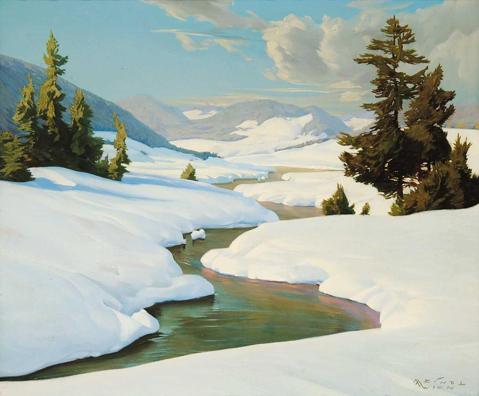 Albert Meindl (1891-1967) - Untitled - Spring Thaw