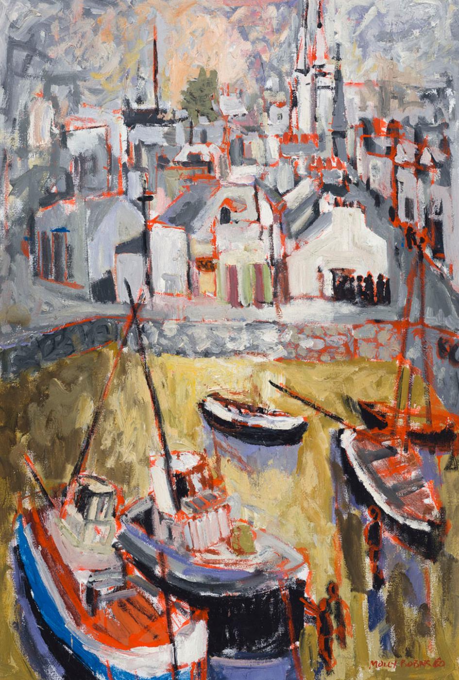 Molly Joan Lamb Bobak (1922-2014) - Mousehole, Cornwall