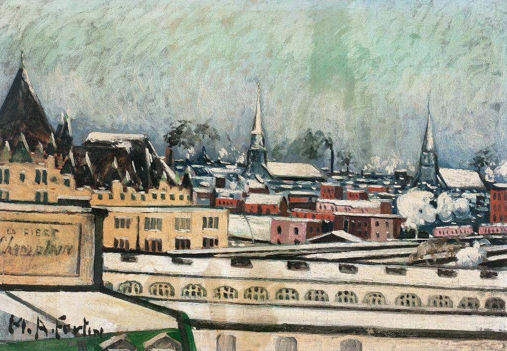 Marc-Aurèle Fortin (1888-1970) - La Gare Viger