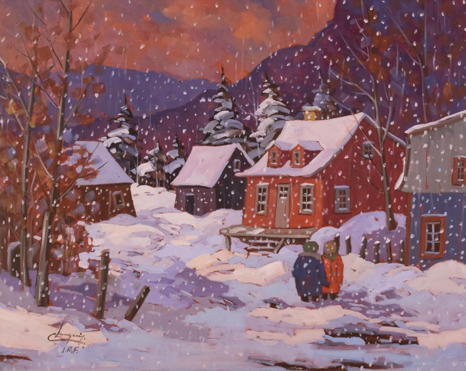 Claude Langevin (1942-2024) - Debut De Tempete (Heavy Snow In The Laurentides)