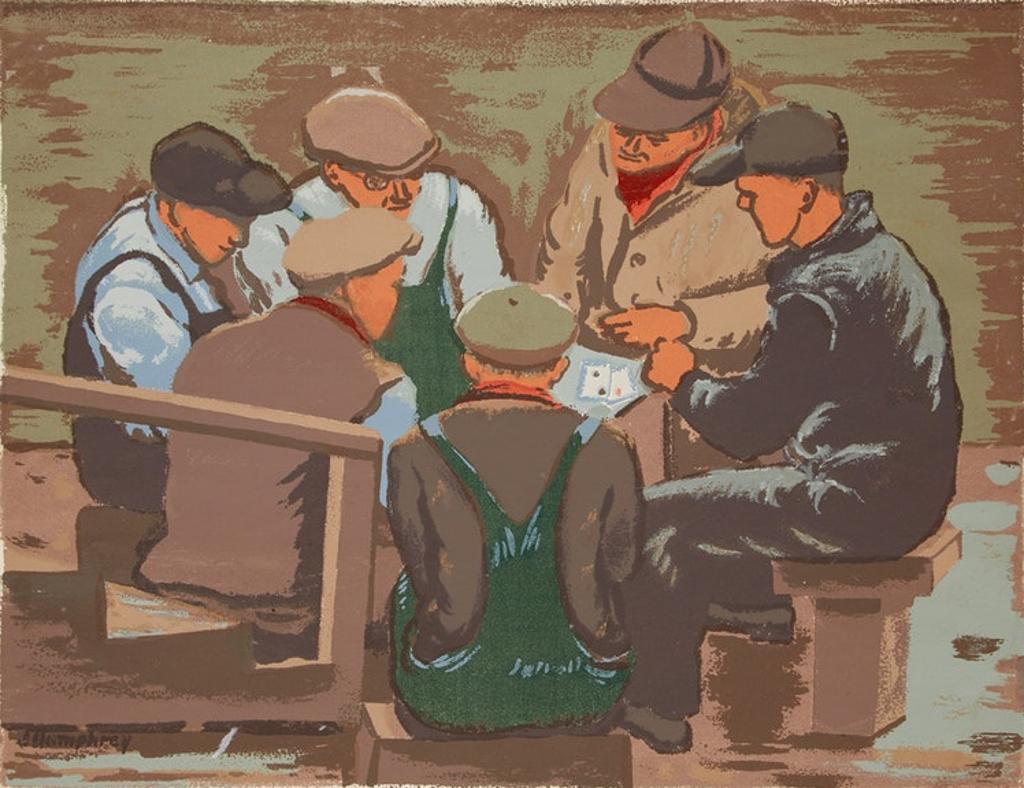 Jack Weldon Humphrey (1901-1967) - Card Players