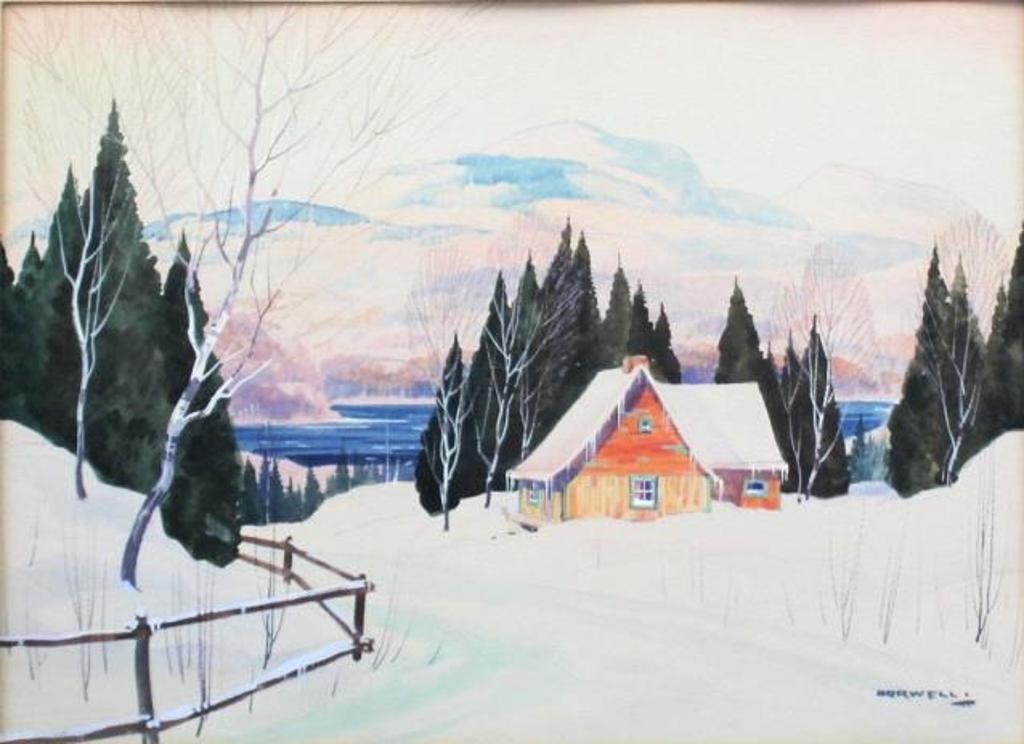 Graham Norble Norwell (1901-1967) - Winter Cabin