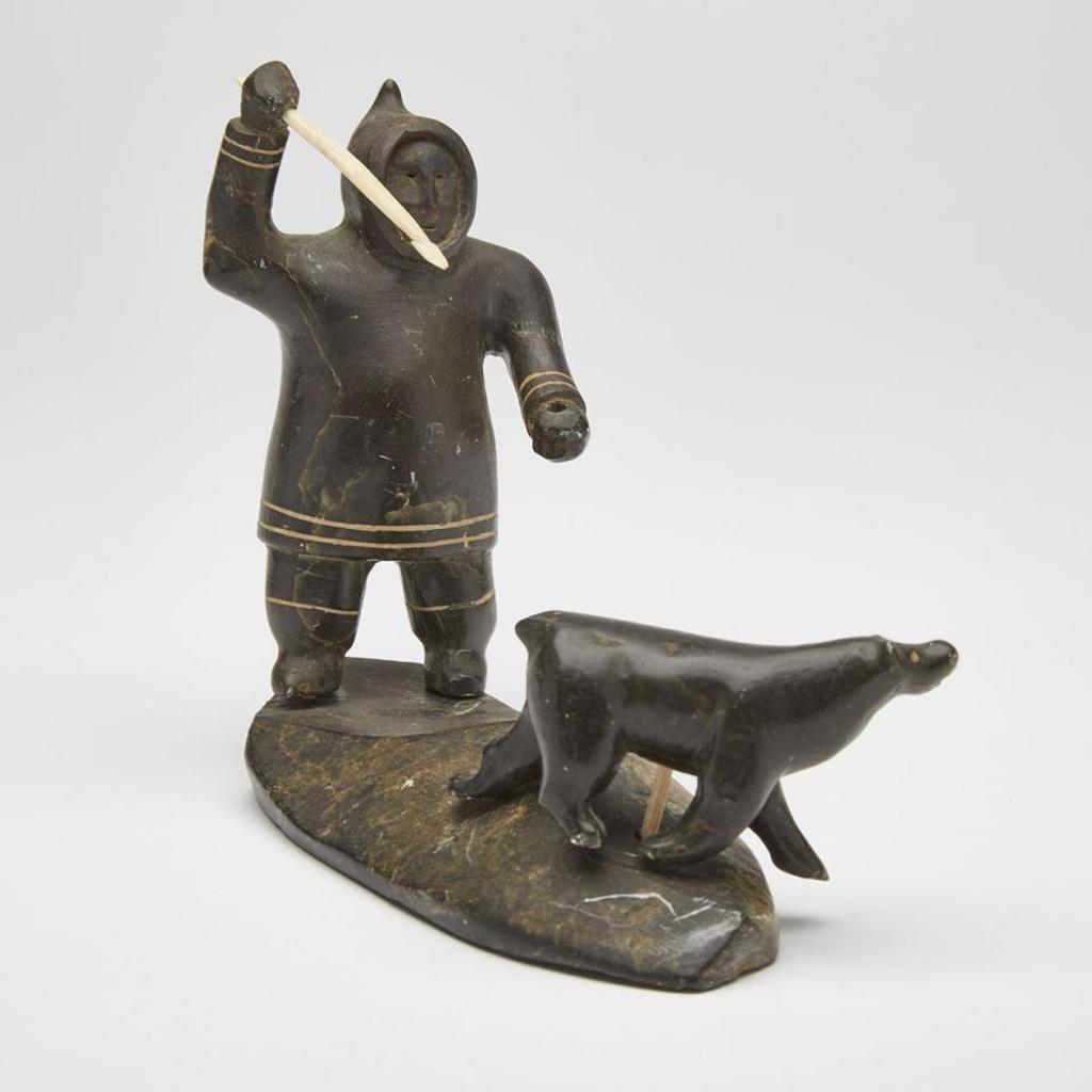 Akeeaktashuk (1898-1954) - Hunter Confronting Polar Bear