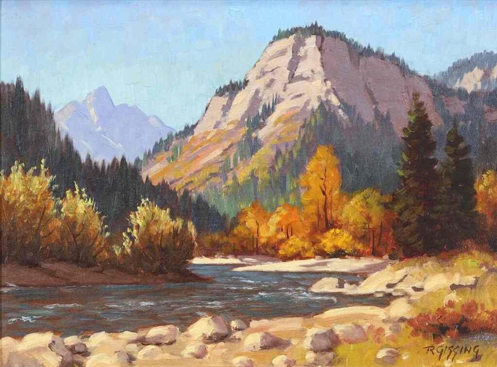 Roland Gissing (1895-1967) - Autumn On The Highwood; 1965