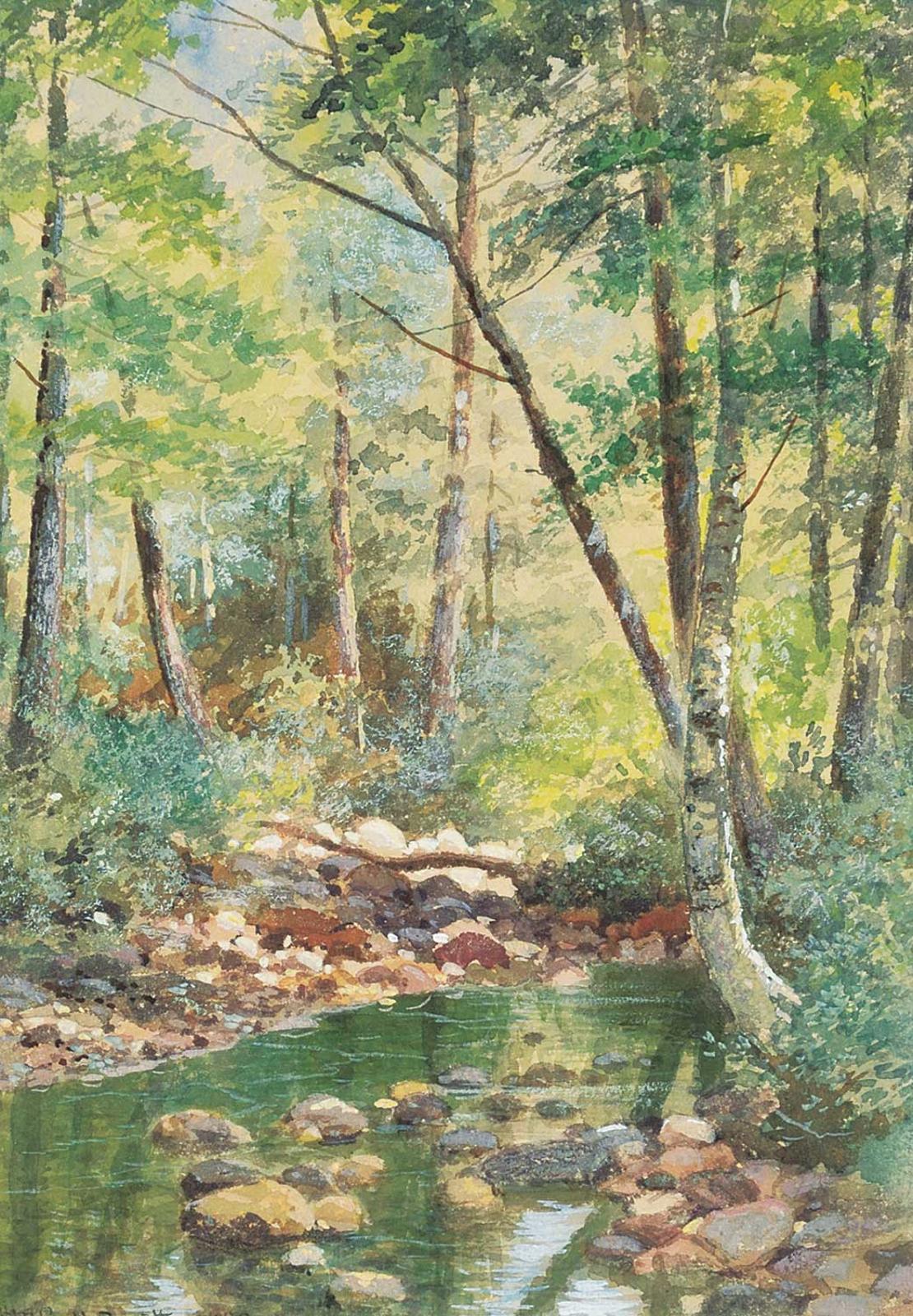 Frederic Martlett Bell-Smith (1846-1923) - In the Woods at North Conway, N.H.