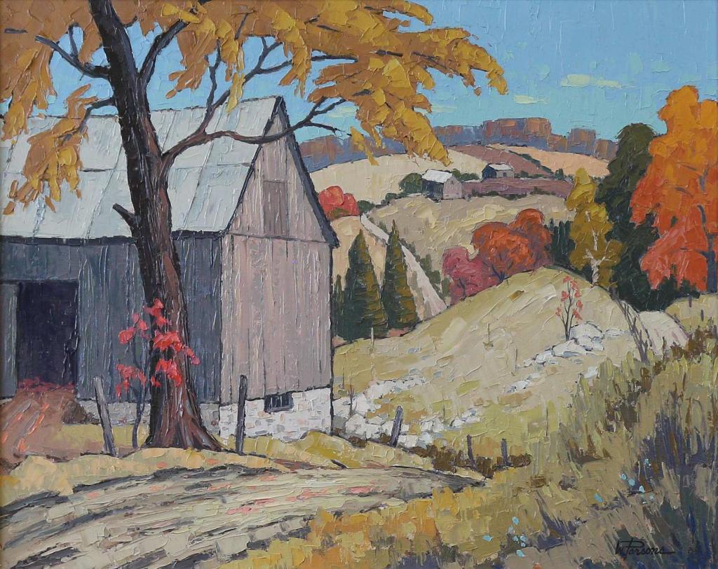 William (Bill) Parsons (1909-1982) - On The Petersen Road - Haliburton