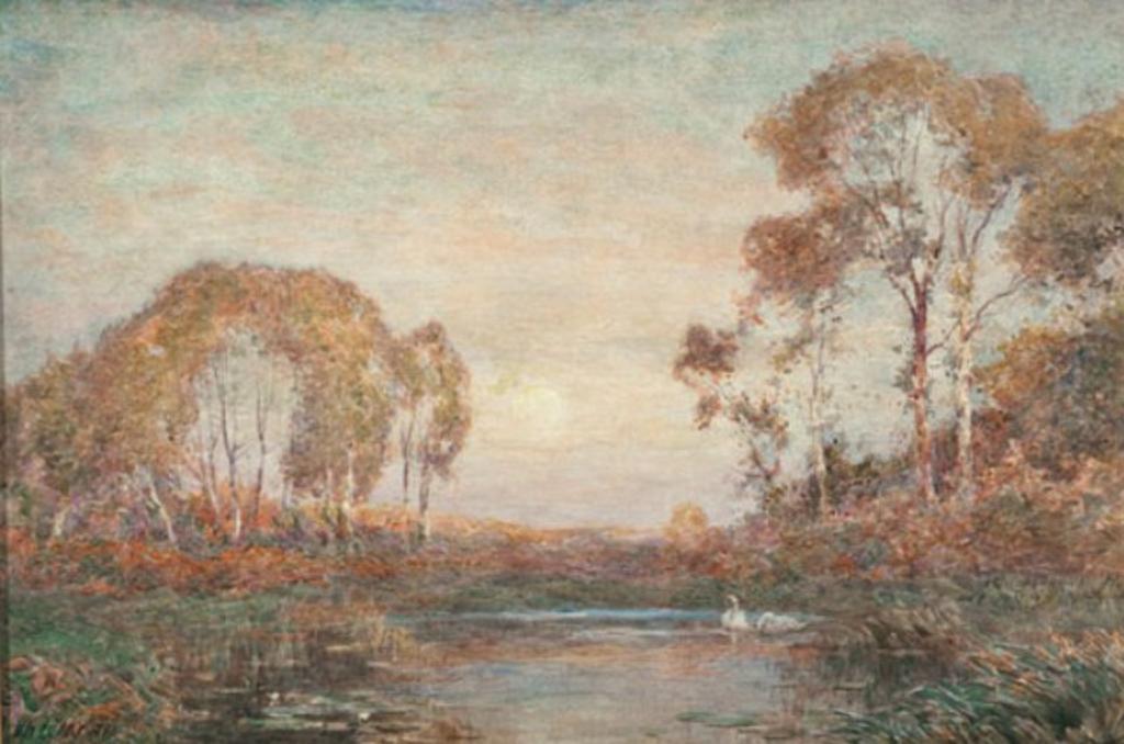Max Ludby Ri (1858-1943) - At Sunrise