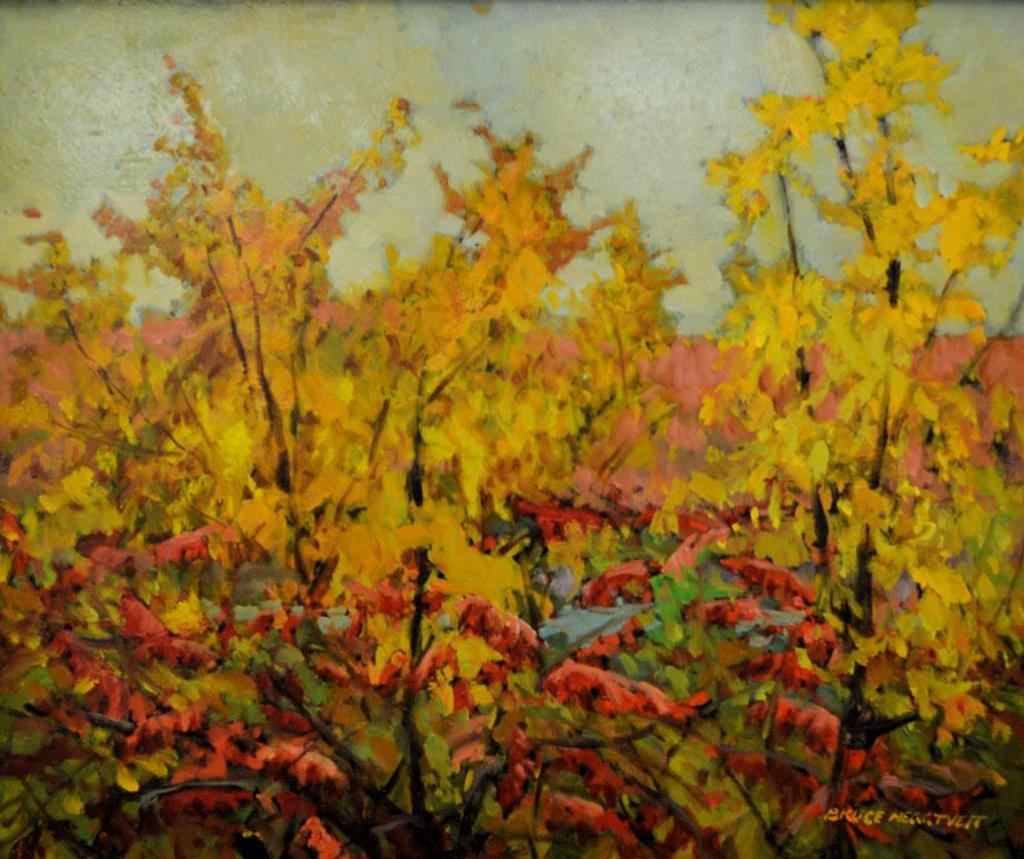 Bruce Allen Heggtveit (1917-2002) - Red Sumac and Golden Elm
