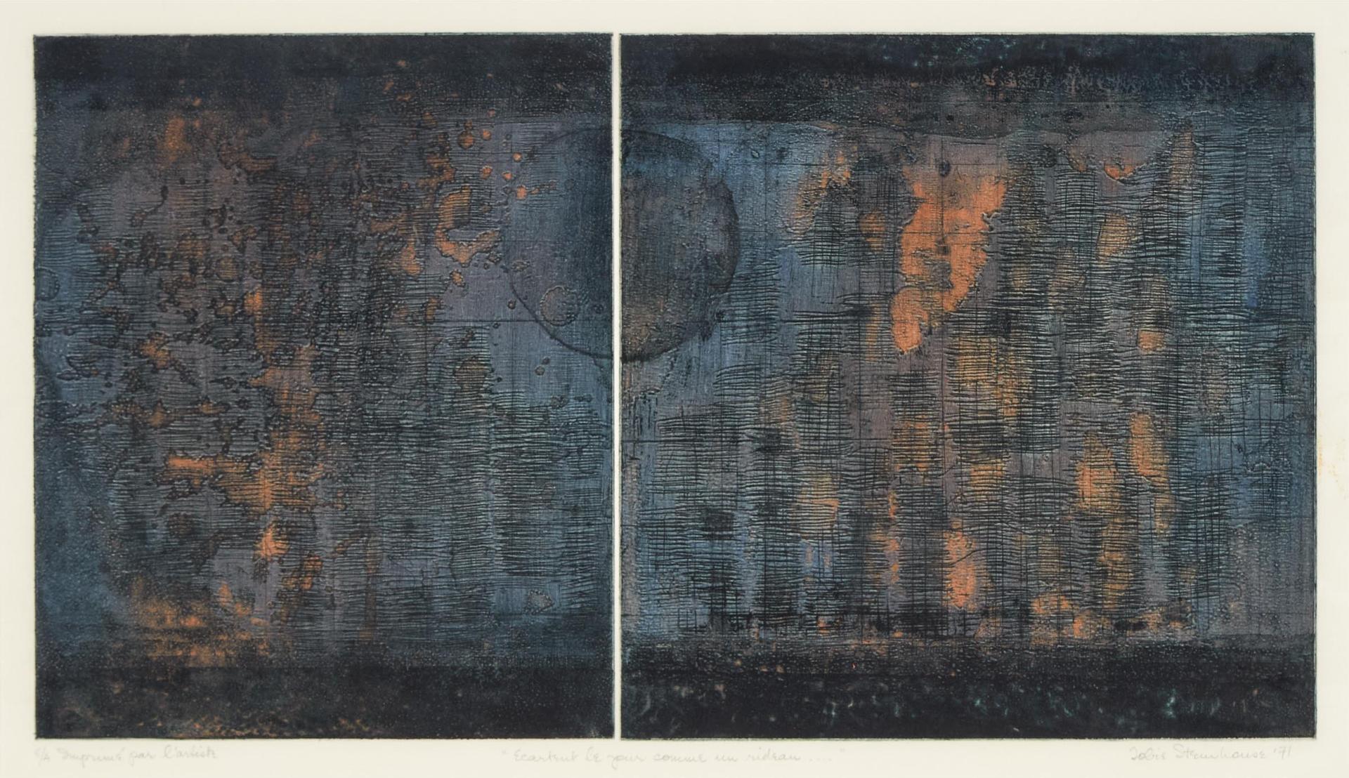 Tobie Thelma Steinhouse (1925) - Ecarteut Le Jour Comme Un Rideau, 1971
