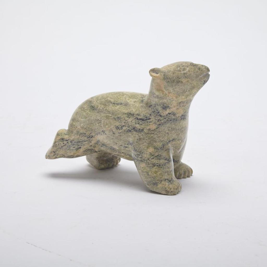 Pudlo Pudlat (1916-1992) - Running Polar Bear Cub