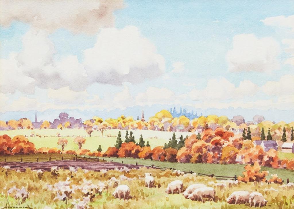 Arthur Alexander Drummond (1891-1977) - October at Newcastle
