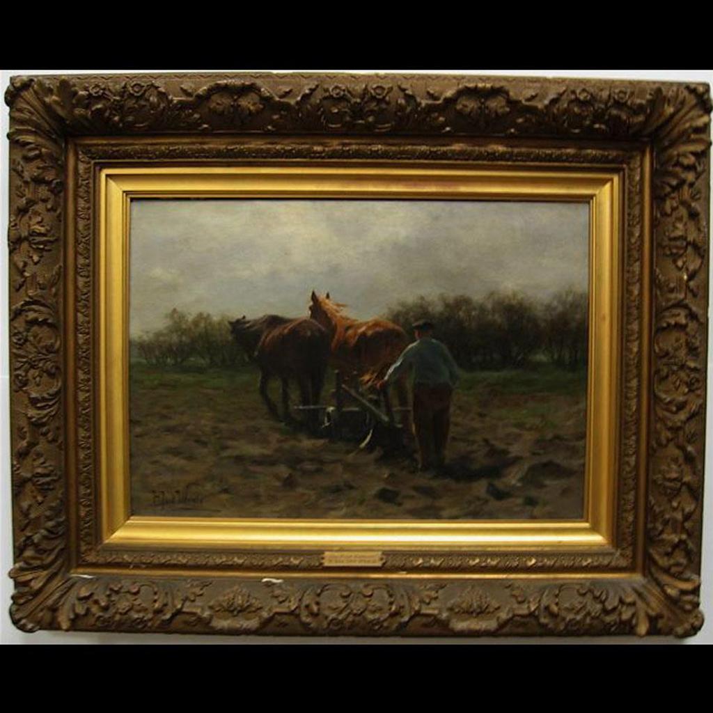 Herman Johannes Van Der Weele (1852-1930) - The First Furrow