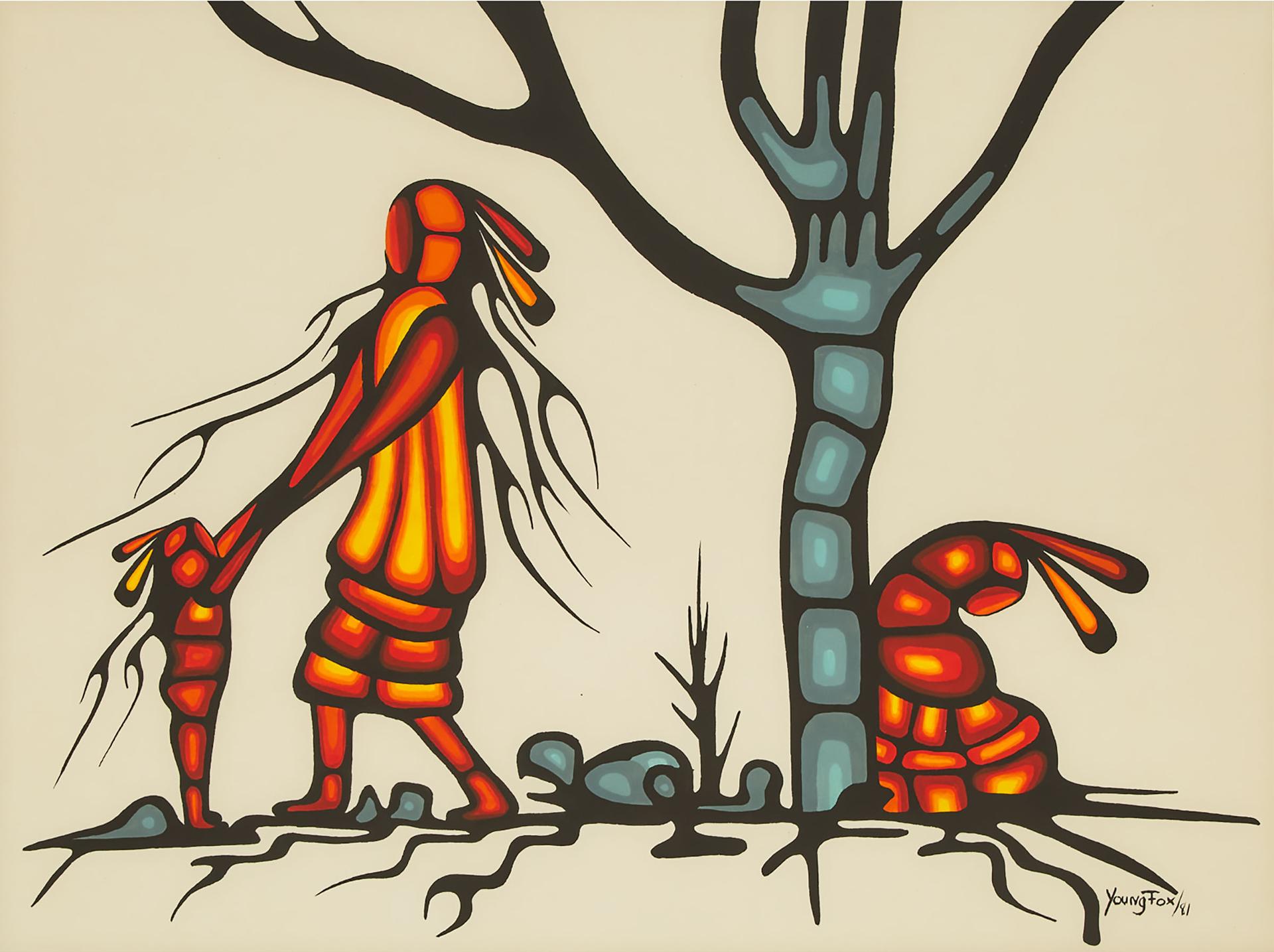 Cecil Robert Youngfox (1942-1987) - Afternoon Playtime, 1981