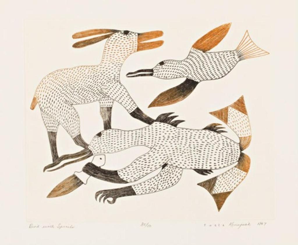 Kenojuak Ashevak (1927-2013) - Untitled