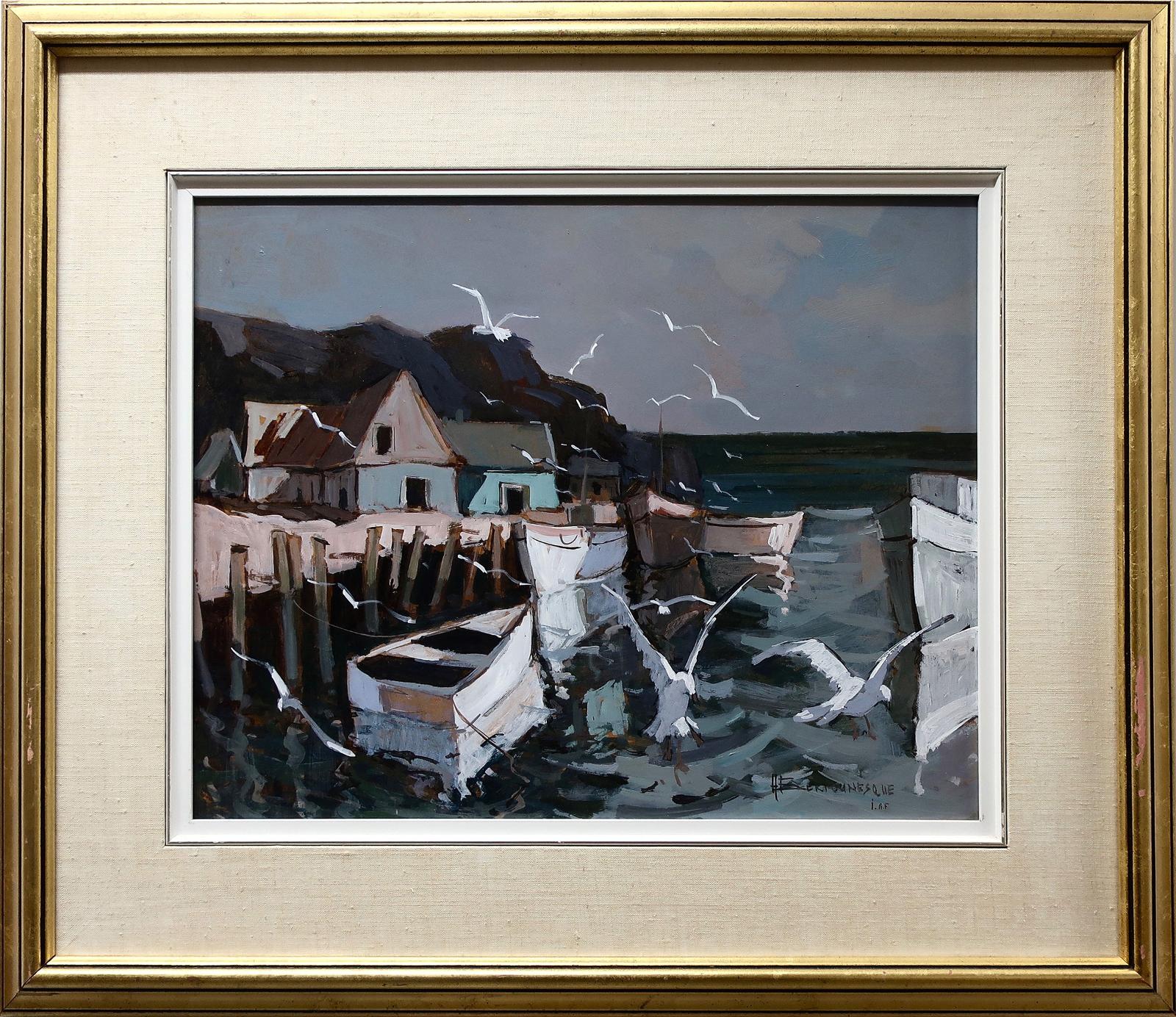 Andre Bertounesque (1937-2005) - Port De Peche