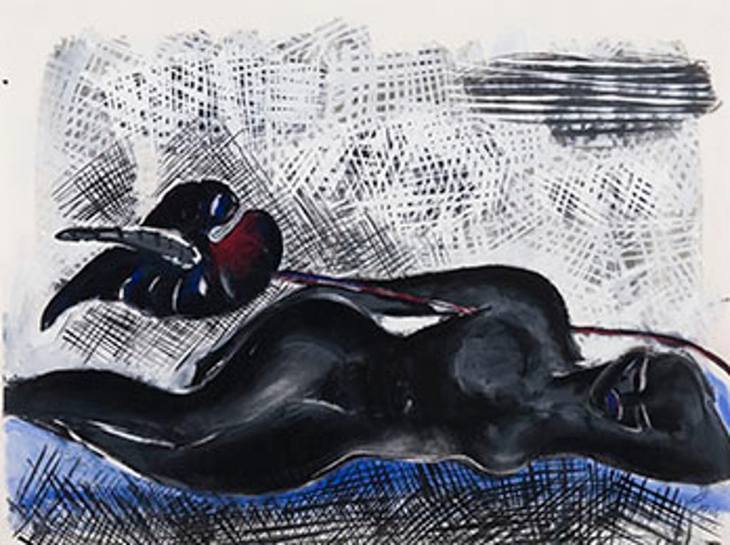 Elvira Bach (1951) - Reclining Nude