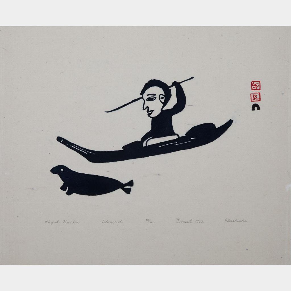 Eleeshushe Parr (1896-1975) - Kayak Hunter