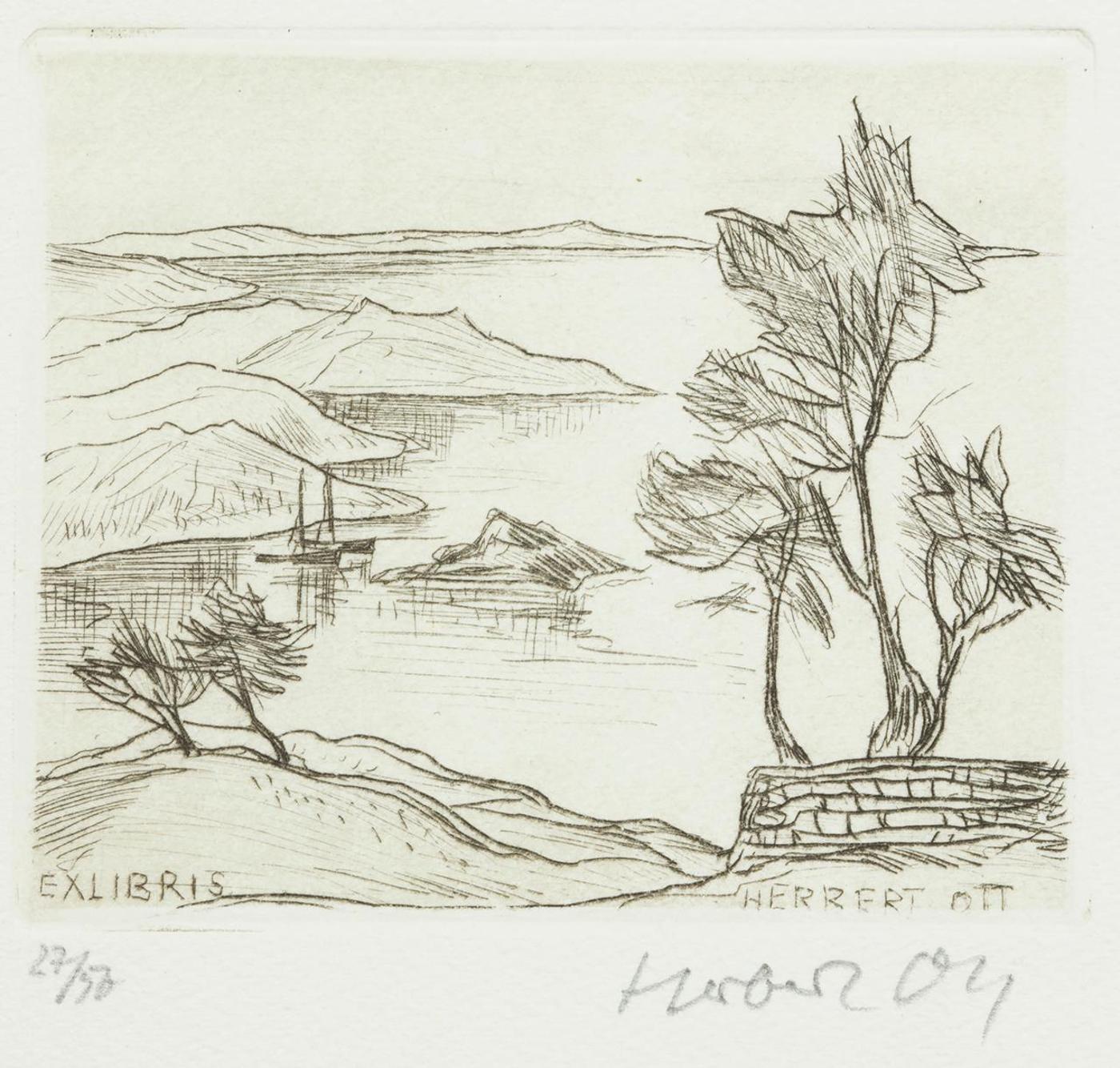 Herbert Ott (1915-1987) - View of the Bay