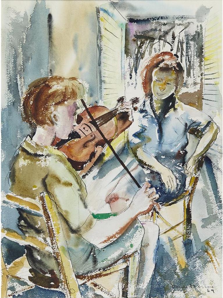 Henri Leopold Masson (1907-1996) - Violinist