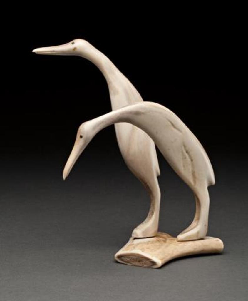 Johnny Kahagrenik (1902-1978) - Two Standing Birds, mid 1960s