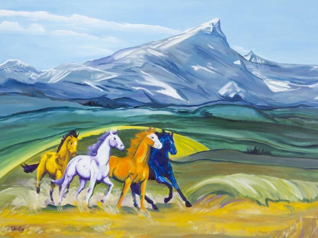 Christine Othitis - Alberta Always In Motion (Near Waterton Lakes National Park); 2011