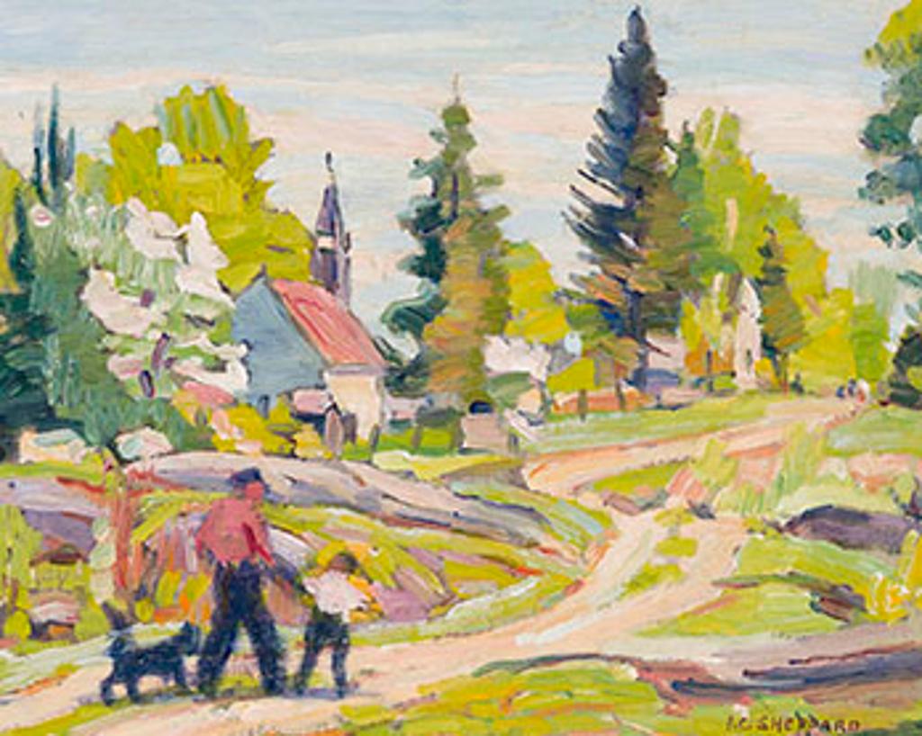 Peter Clapham (P.C.) Sheppard (1882-1965) - Sunday Morning, Village of Uffington, Muskoka