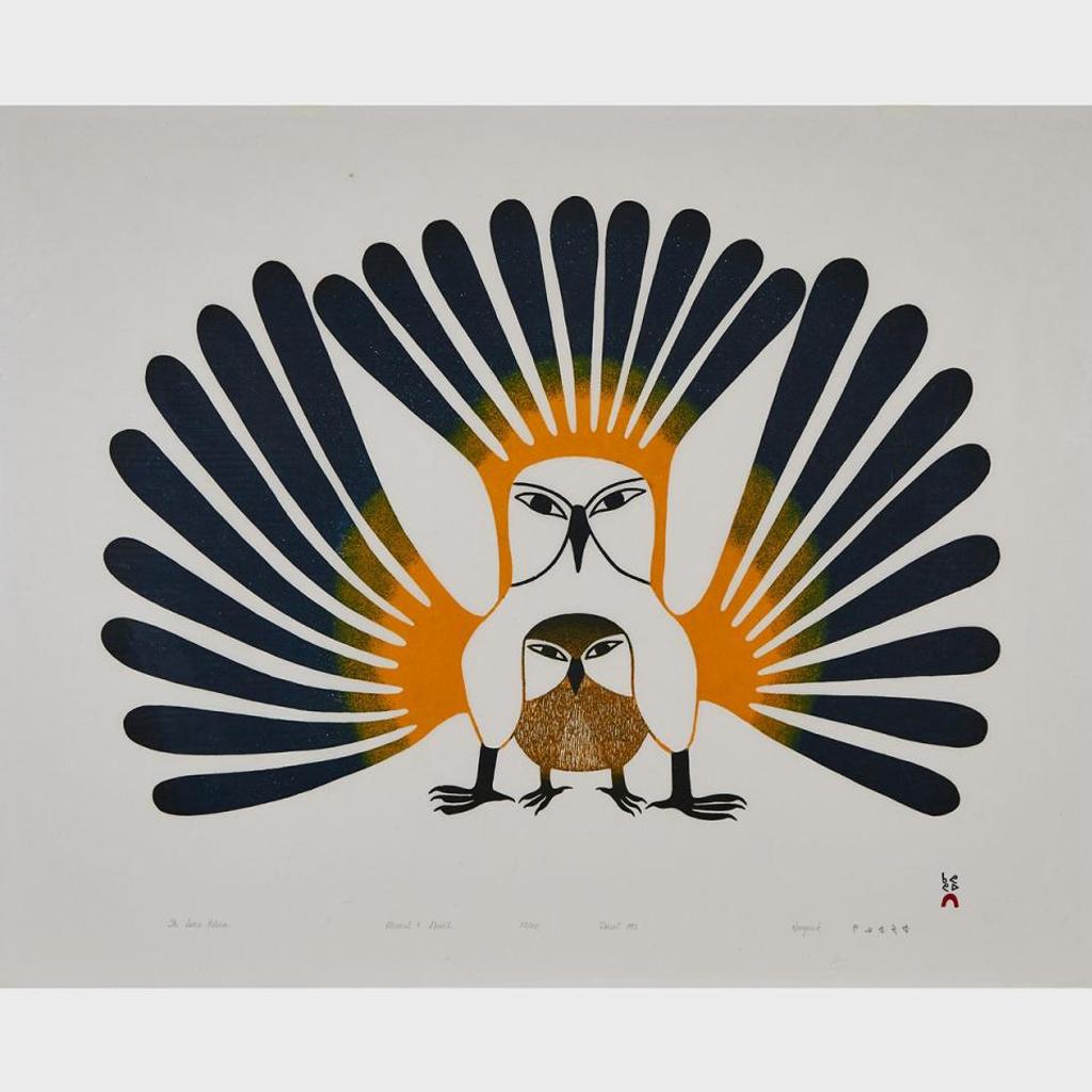 Kenojuak Ashevak (1927-2013) - The Sun's Return
