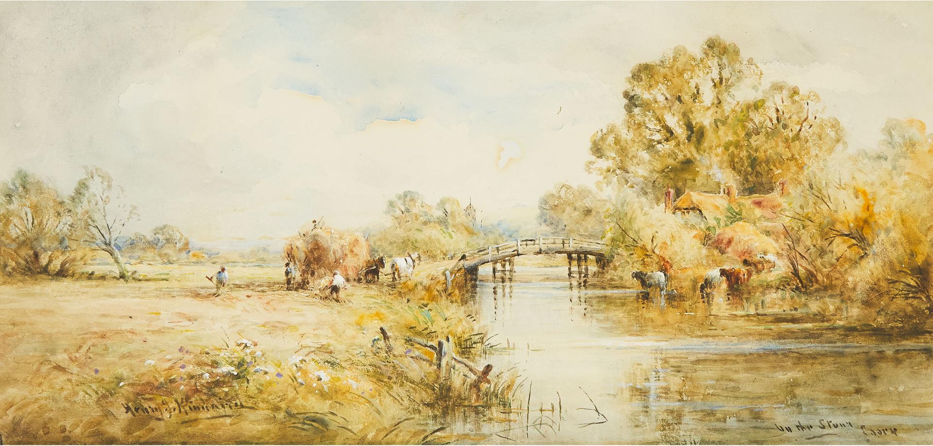 Henry John Kinnaird (1880-1920) - On The Stour, Essex