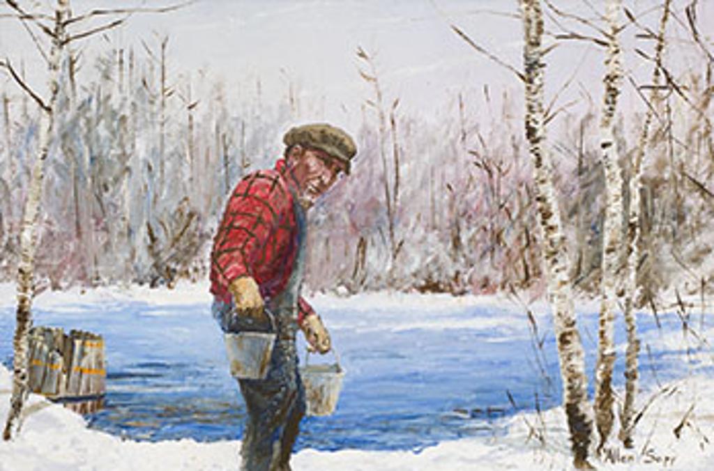 Allen Fredrick Sapp (1929-2015) - Sam Bear Getting Water