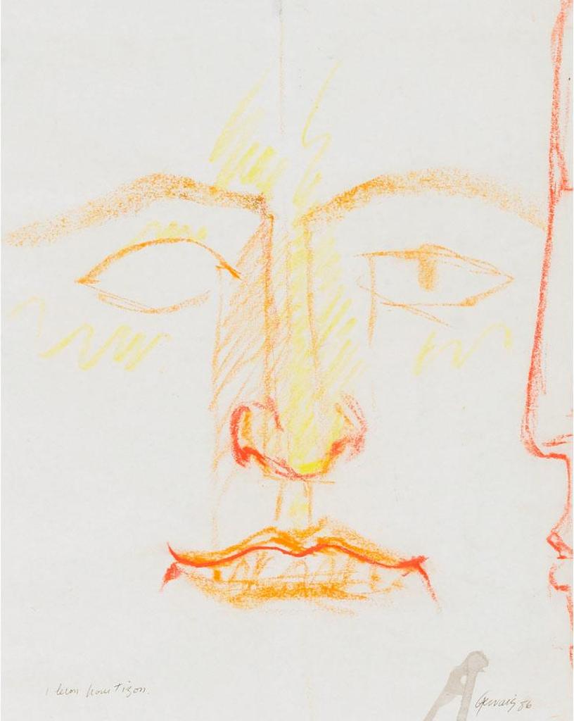 Lise Gervais (1933-1998) - Visage (Etude)