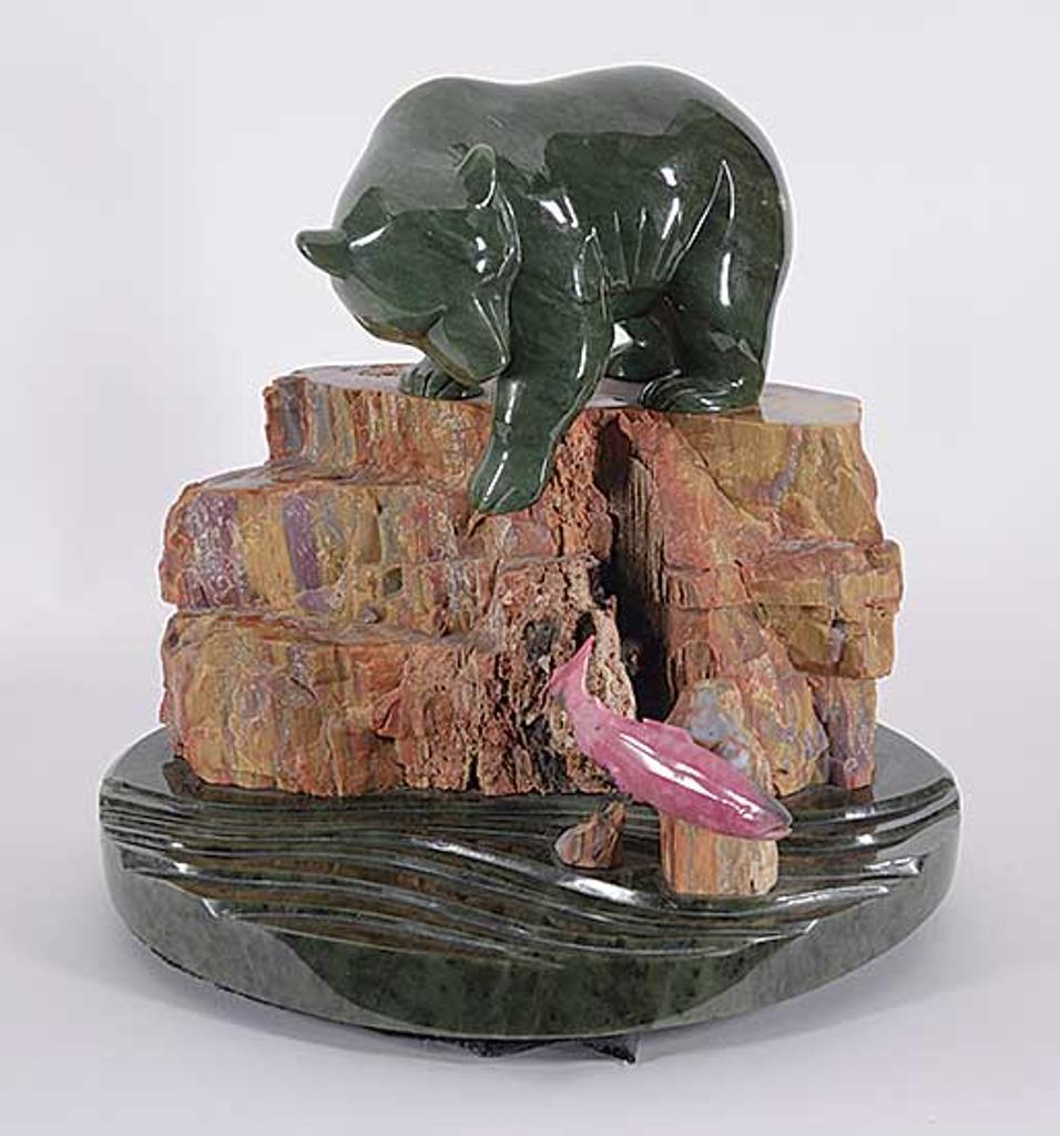 Lyle Sopel (1951) - Fast Water - Fishing Bear