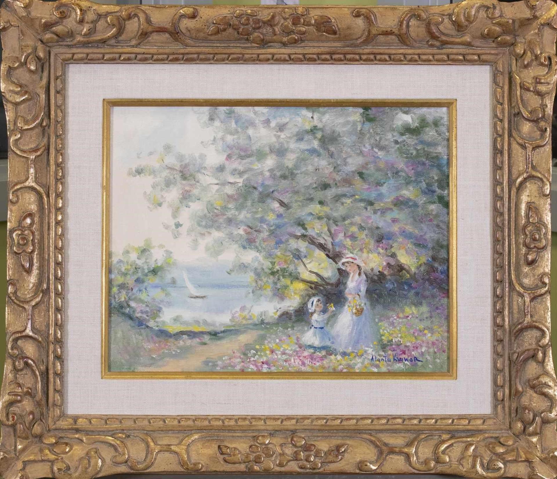 Alanta Krawor (1899-1987) - River Bank II