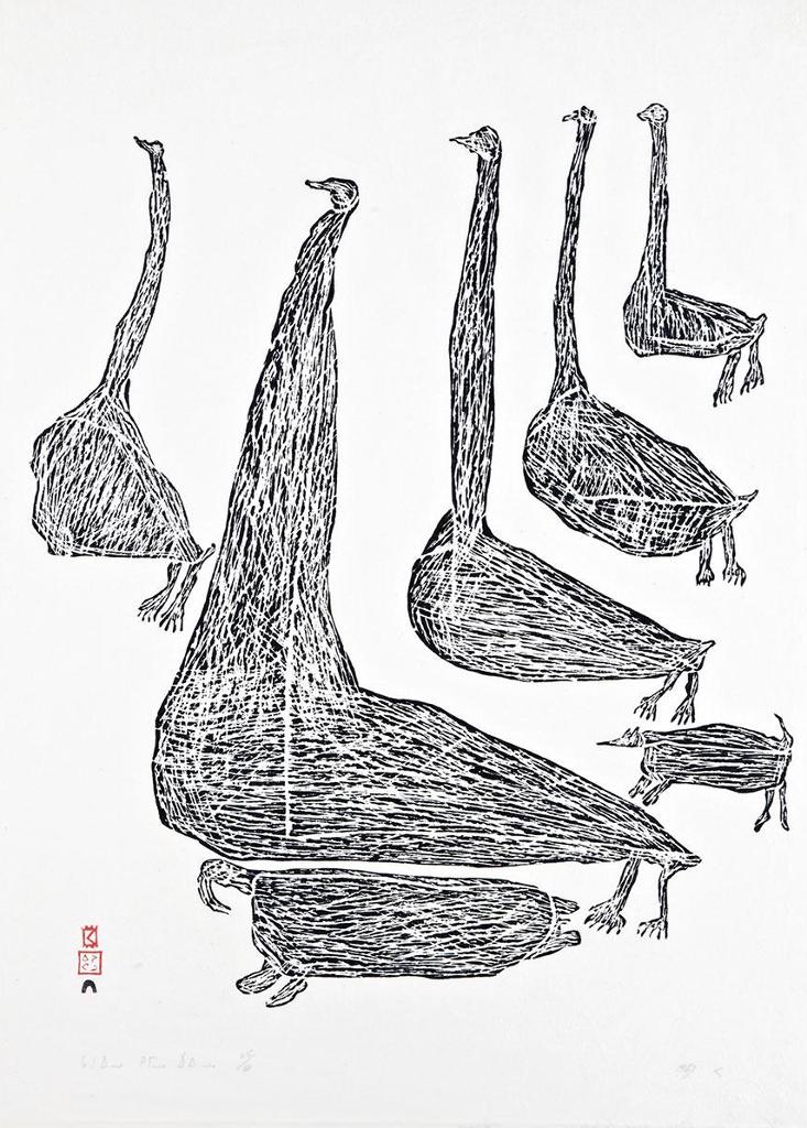 Parr (1893-1969) - Geese, Dog And Walrus