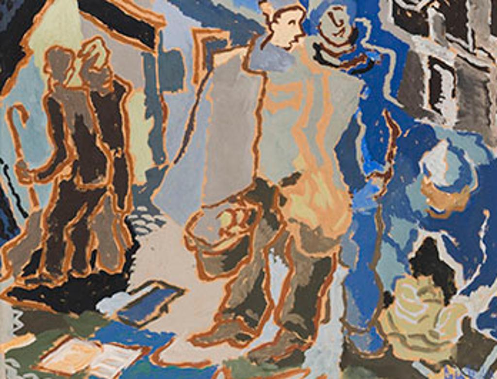 Andre Charles Bieler (1896-1989) - Les Clochards - Paris No. 3