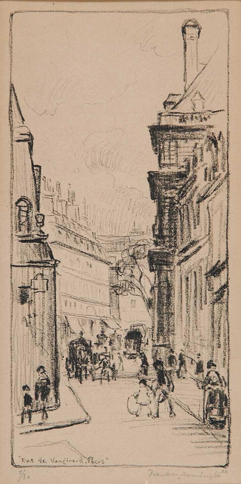 Franklin Milton Armington (1876-1941) - Rue de Vangirand, Paris #2/30