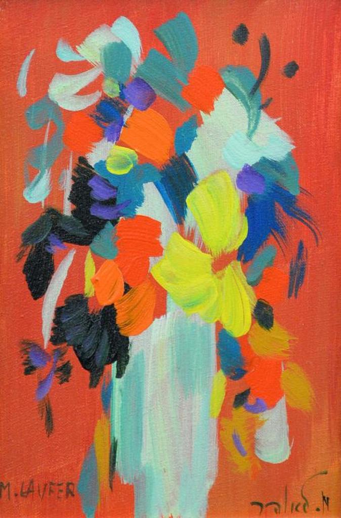 Milia Laufer (1923-2008) - Still Life with Vase of Flowers
