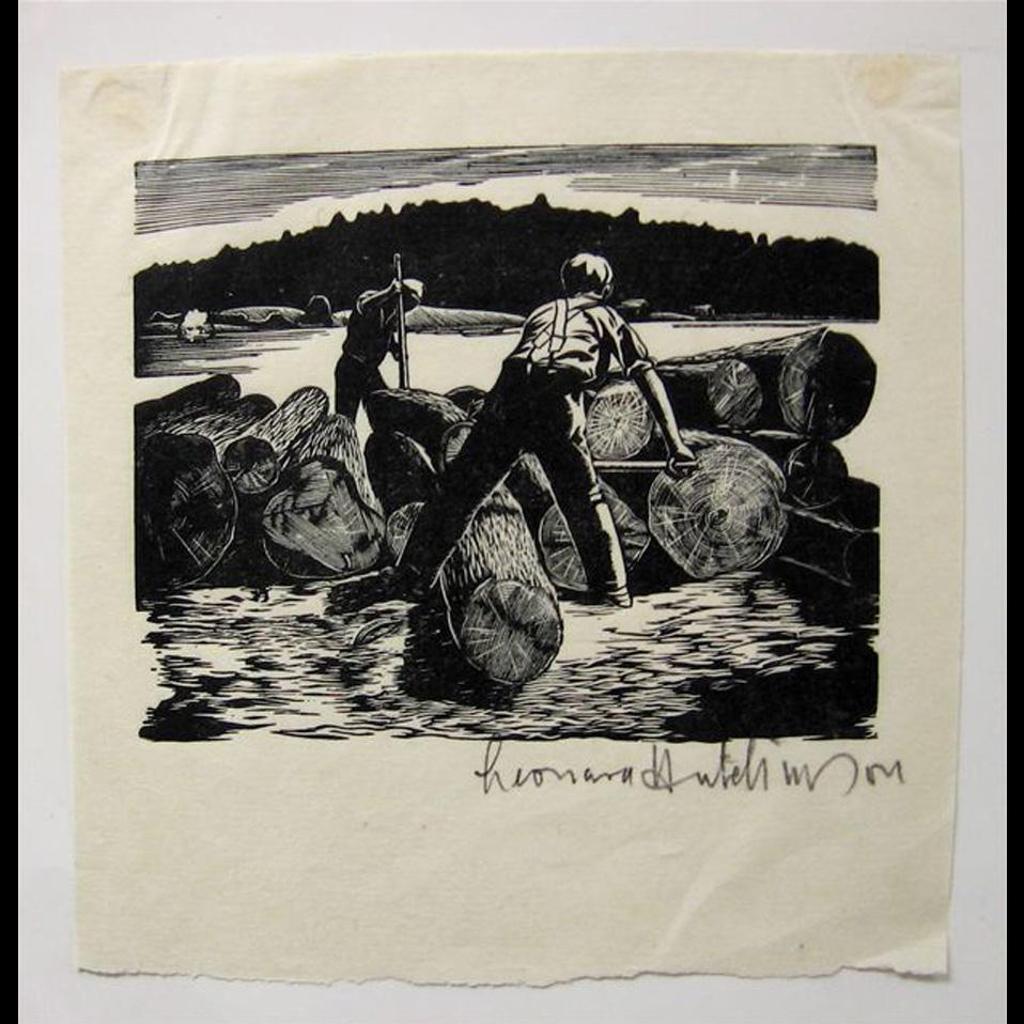 Leonard Hutchinson (1896-1980) - Loggers At Work