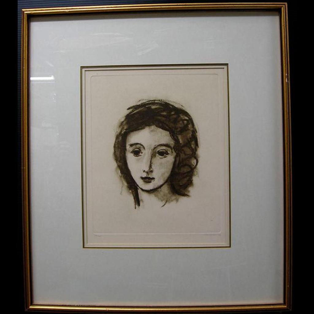 Stanley Morel Cosgrove (1911-2002) - Head Of A Woman