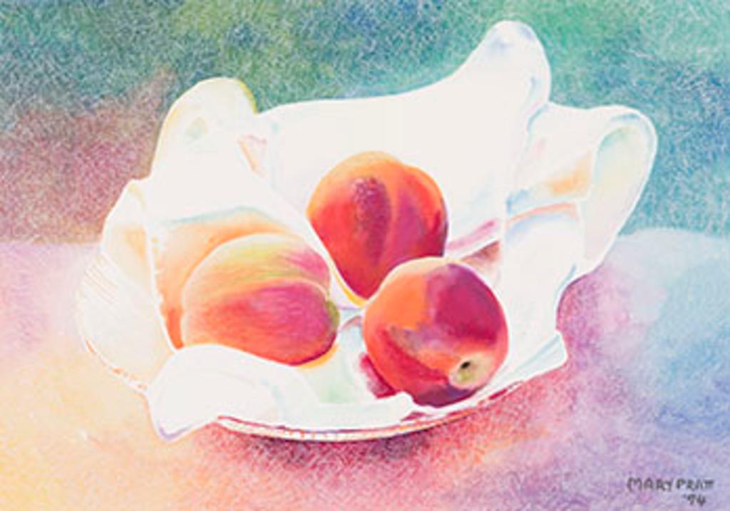 Mary Frances West Pratt (1935-2018) - Peaches in a Soft Cloth