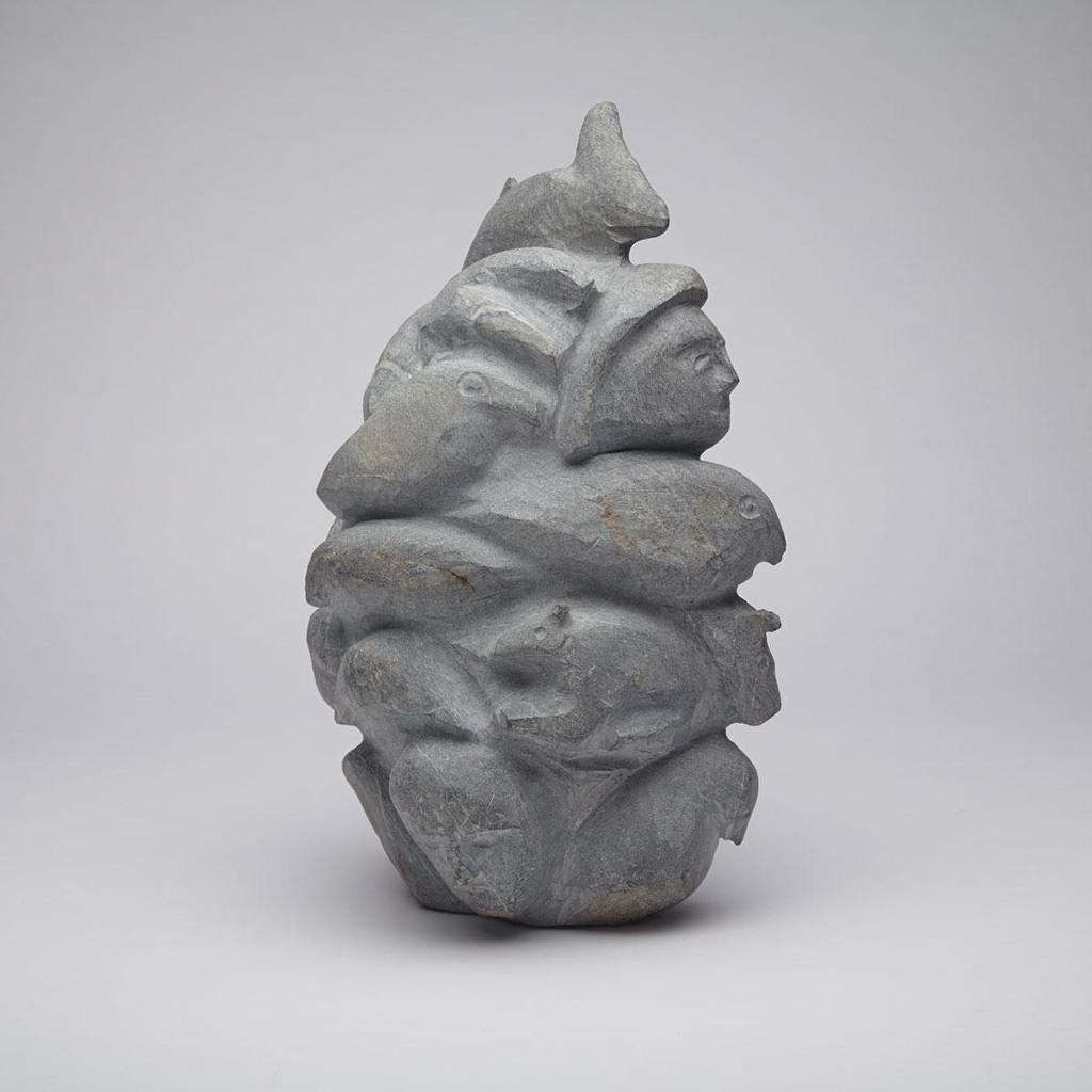 Tuna Iquliq (1935-2015) - Composition With Animals And People