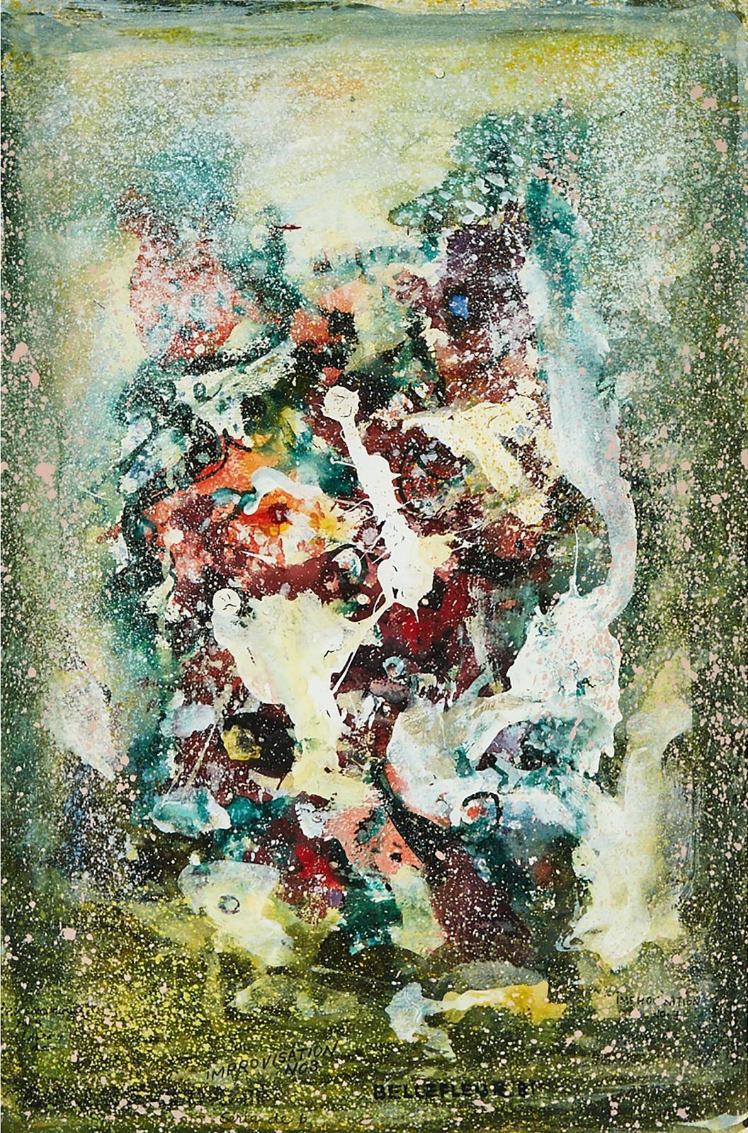 Léon Bellefleur (1910-2007) - Improvisation No. 3, 1981