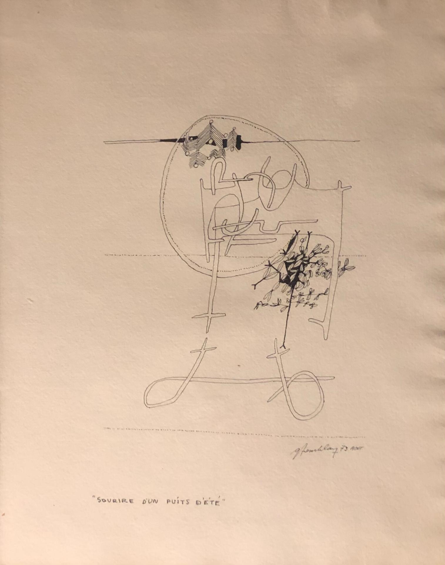 Gérard Tremblay (1928-1992) - Sourire d'un puits d'été, 1973
